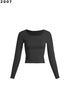 RIBBED WIDENECK LONGSLEEVE